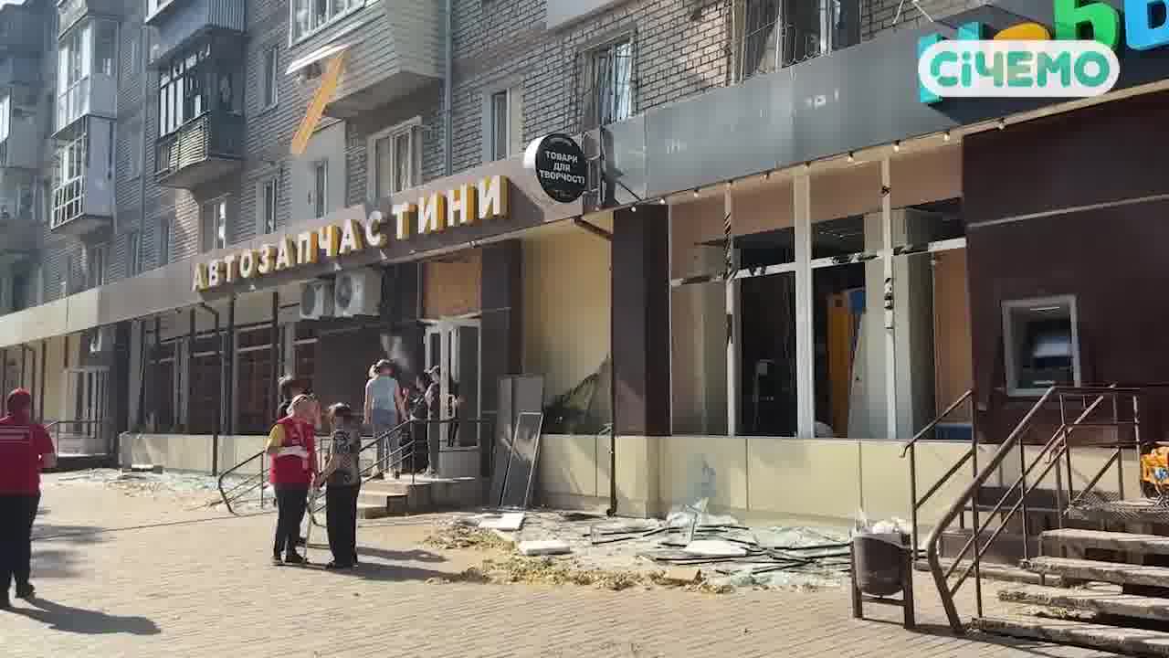 Widespread damage in Zaporizhzhia as result of Russian drone strikes
