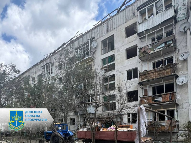 5 people wounded as result of missile strike with S-300 missiles in Sviatohirsk of Donetsk region