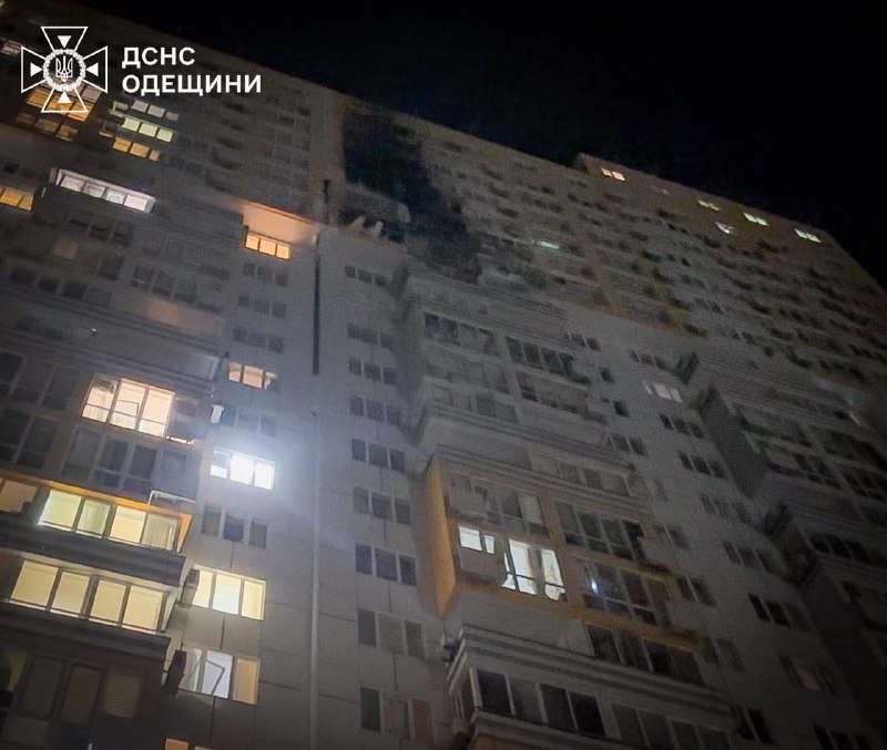 V Oděse bylo při útoku ruských dronů na obytnou infrastrukturu zraněno 14 lidí.