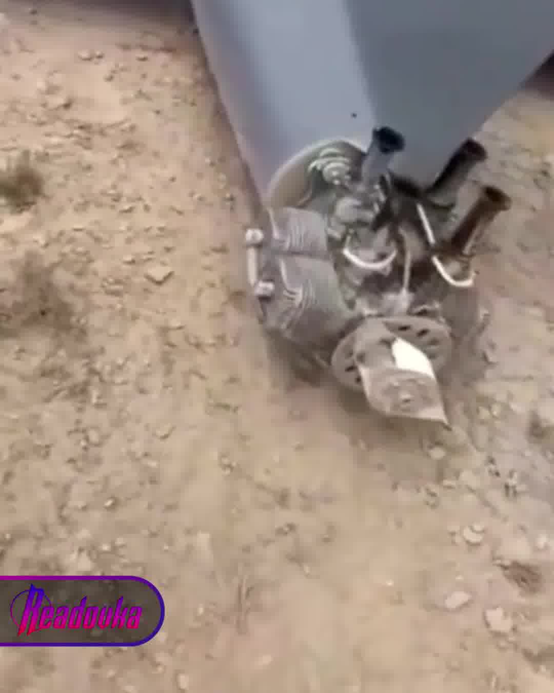 Suspected Ukrainian drone was found in the open area in Mangystau region of Kazakhstan