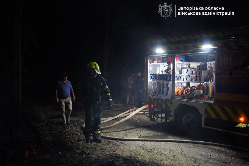Destruction in Zaporizhzhia as result of Russian strikes