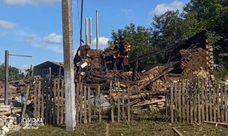 1 child killed, 3 person wounded as result of drone strike in Sumy district