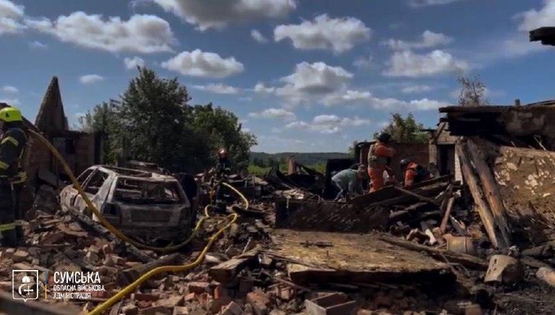 1 child killed, 3 person wounded as result of drone strike in Sumy district