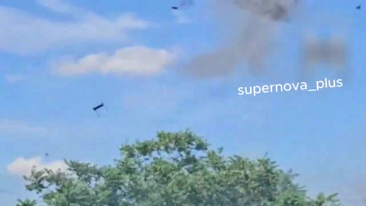 A Ukrainian drone was shot down in Tokmak.
