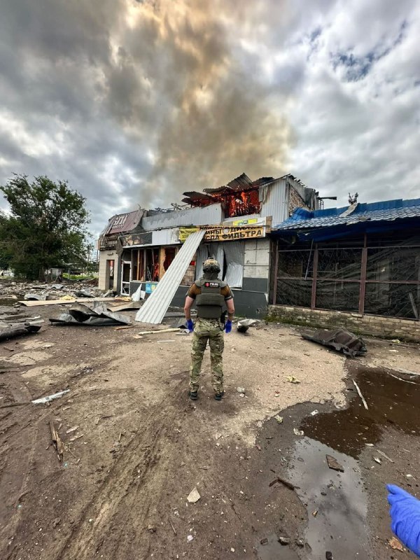 1 person killed as result of Russian airstrike with FAB-250 glide bomb in Kostiantynivka of Donetsk region