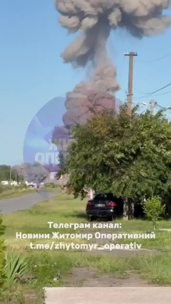 Выбух пад Жытомірам