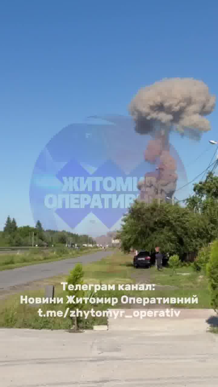 Выбух пад Жытомірам