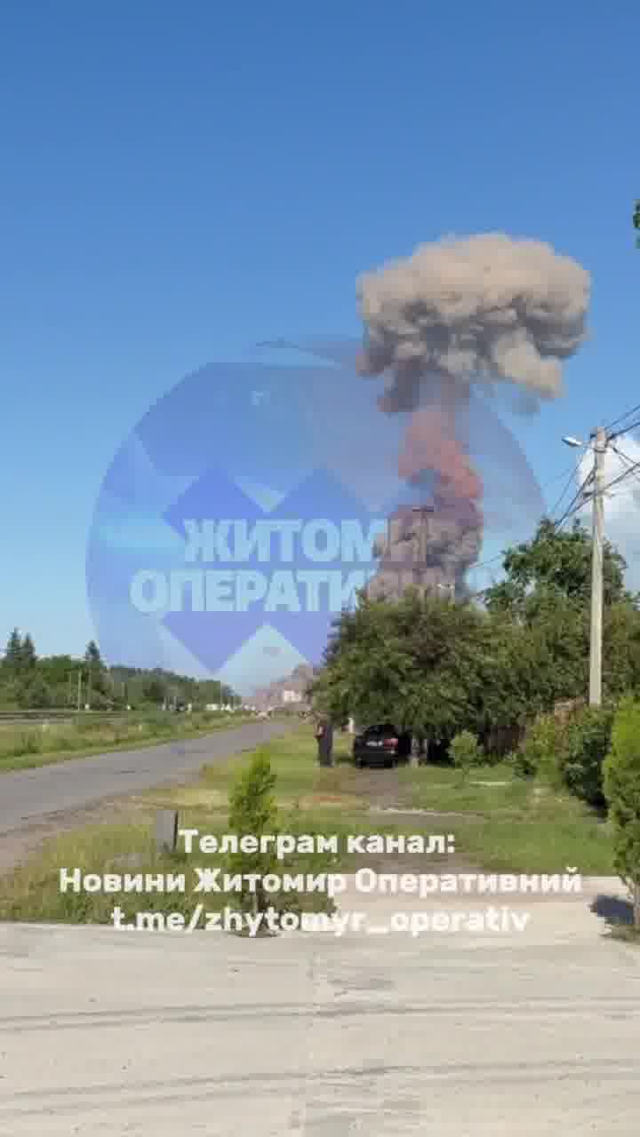 Выбух пад Жытомірам