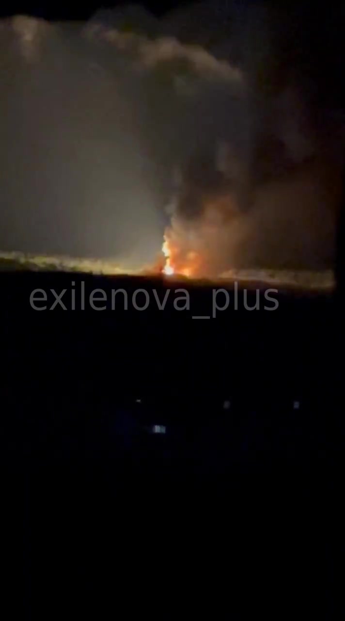 Sources in Security Service of Ukraine confirmed attack at ammunition depot near Velyke Orikhove near Khartsyzk yesterday evening