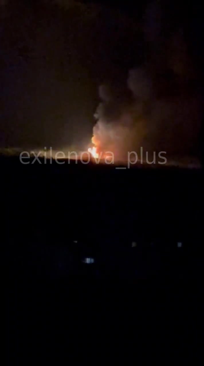 Sources in Security Service of Ukraine confirmed attack at ammunition depot near Velyke Orikhove near Khartsyzk yesterday evening