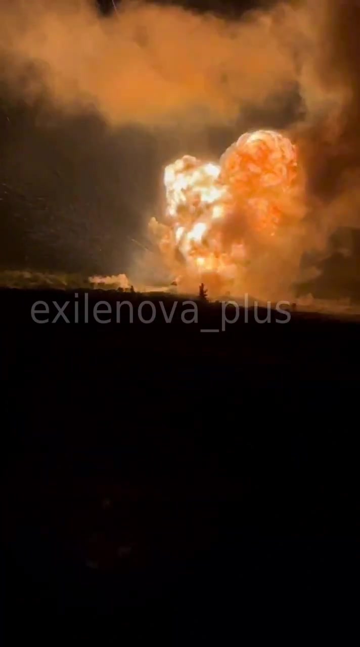 Sources in Security Service of Ukraine confirmed attack at ammunition depot near Velyke Orikhove near Khartsyzk yesterday evening