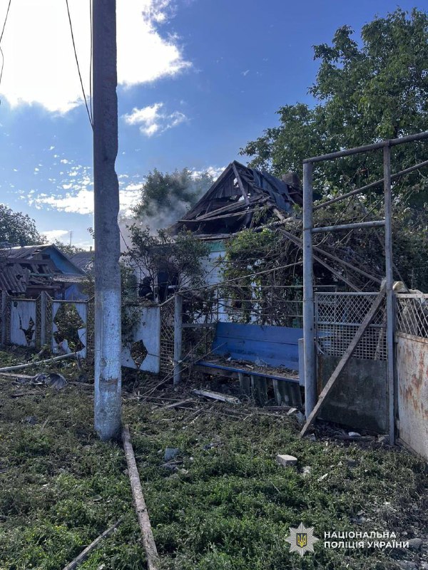 1 person killed as result of drone strike in Velykomykhailivka village of Dnipropetrovsk region of Ukraine