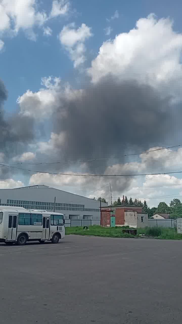 Fire at the chemical enterprise in Shebekine of Belgorod region after suspected drone strike
