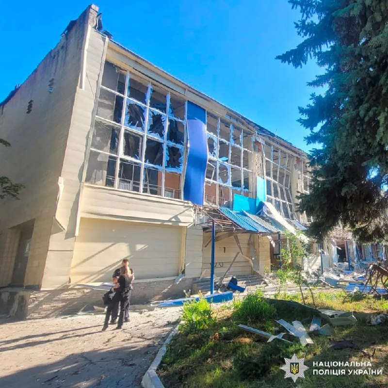 A child killed and other one wounded as result of drone strike at the civilian vehicle in Odnorobivka village of Kharkiv region