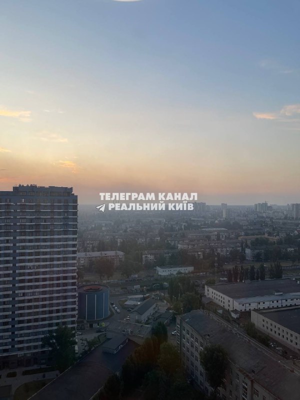 Significant air pollution in Kyiv due to fires as the result of overnight Russian attack 