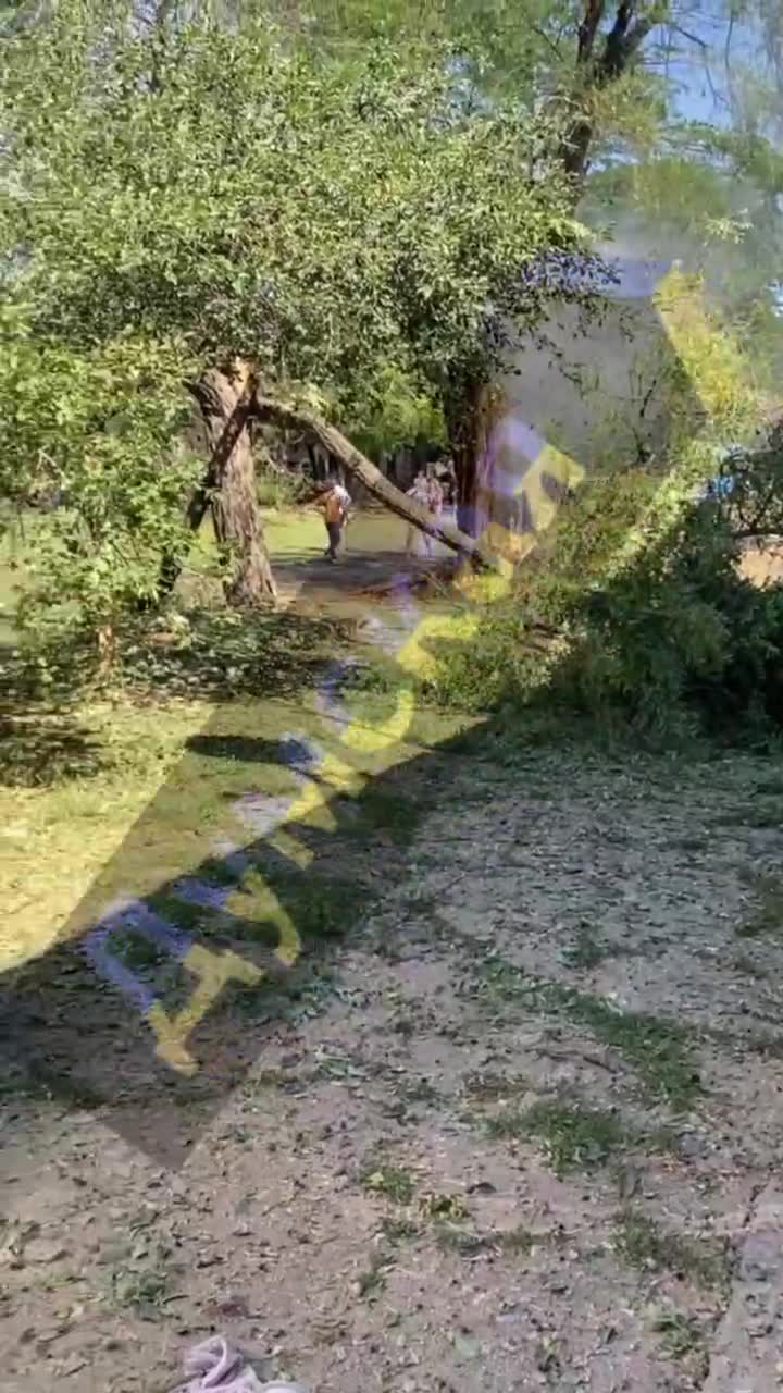 Damage to residential district in Odesa as result of drone strike