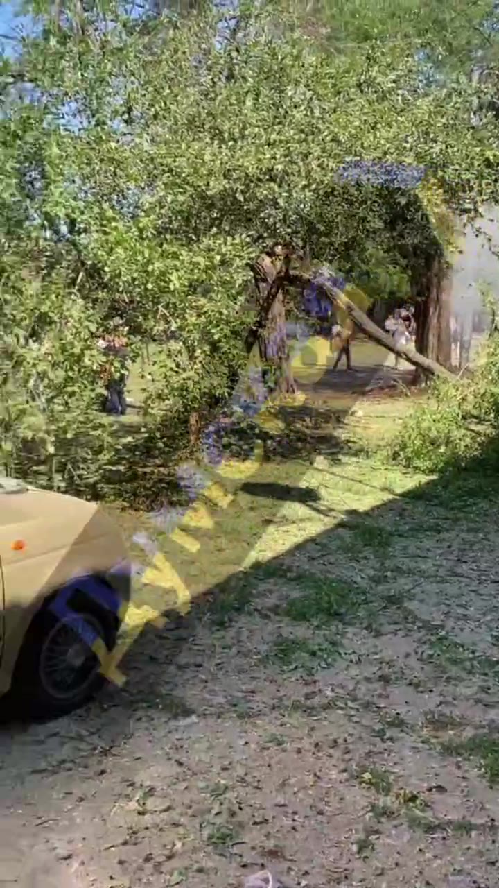 Damage to residential district in Odesa as result of drone strike