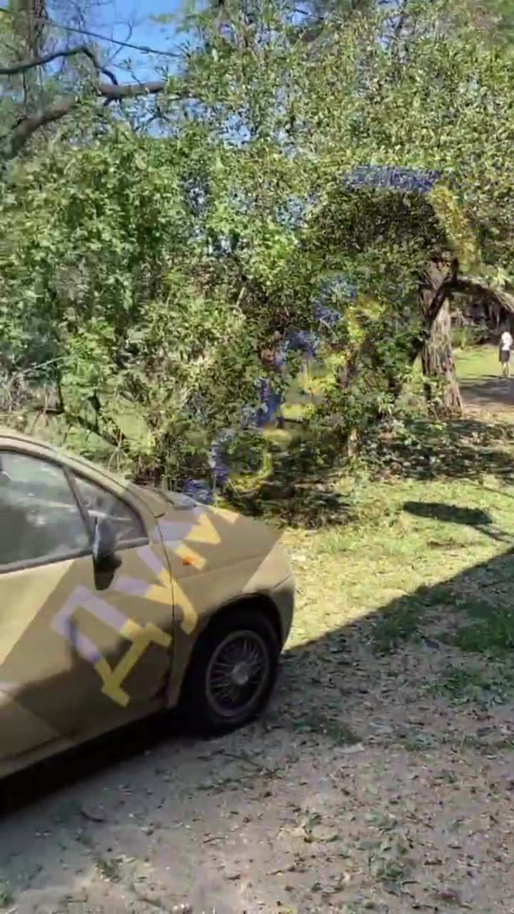 Damage to residential district in Odesa as result of drone strike