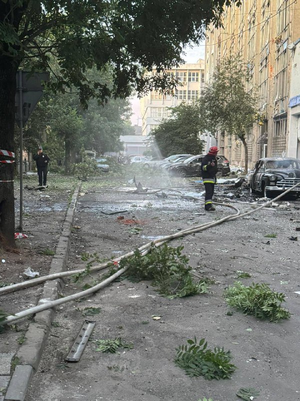Damage in Lviv as result of missile/drones strikes 