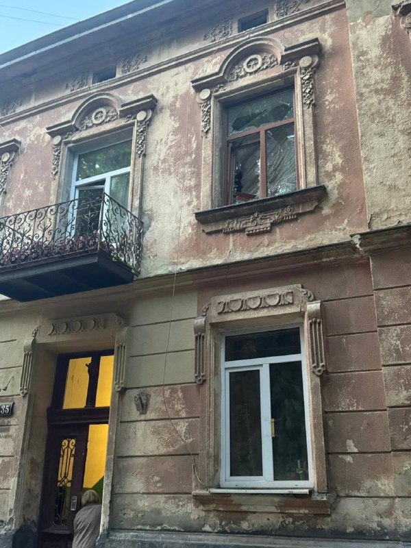 Damage in Lviv as result of missile/drones strikes 