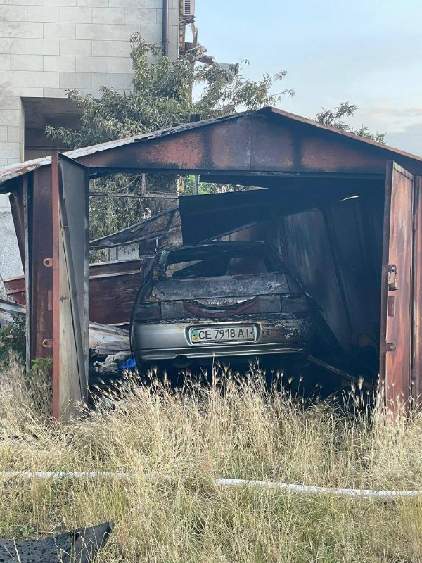 Damage in Chernivtsi to residential house as result of Russian missile strike 