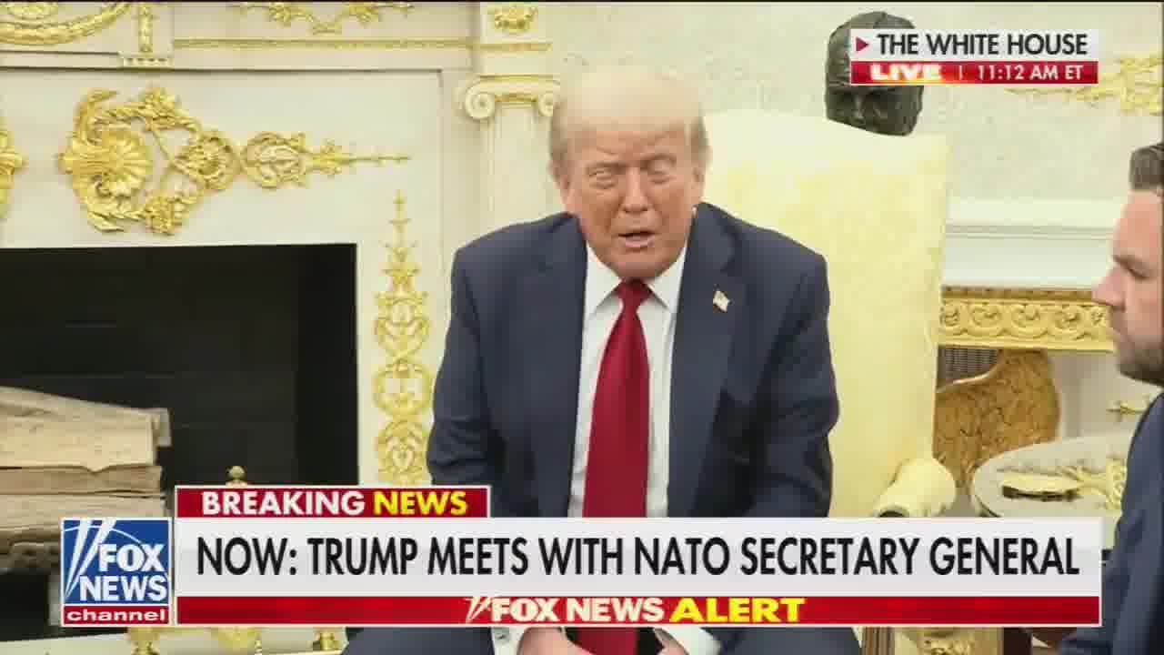 Trump: We are very unhappy - I am, with Russia.. We will be doing very severe tariffs if we don't have a deal in 50 days. Tariffs at about 100%,