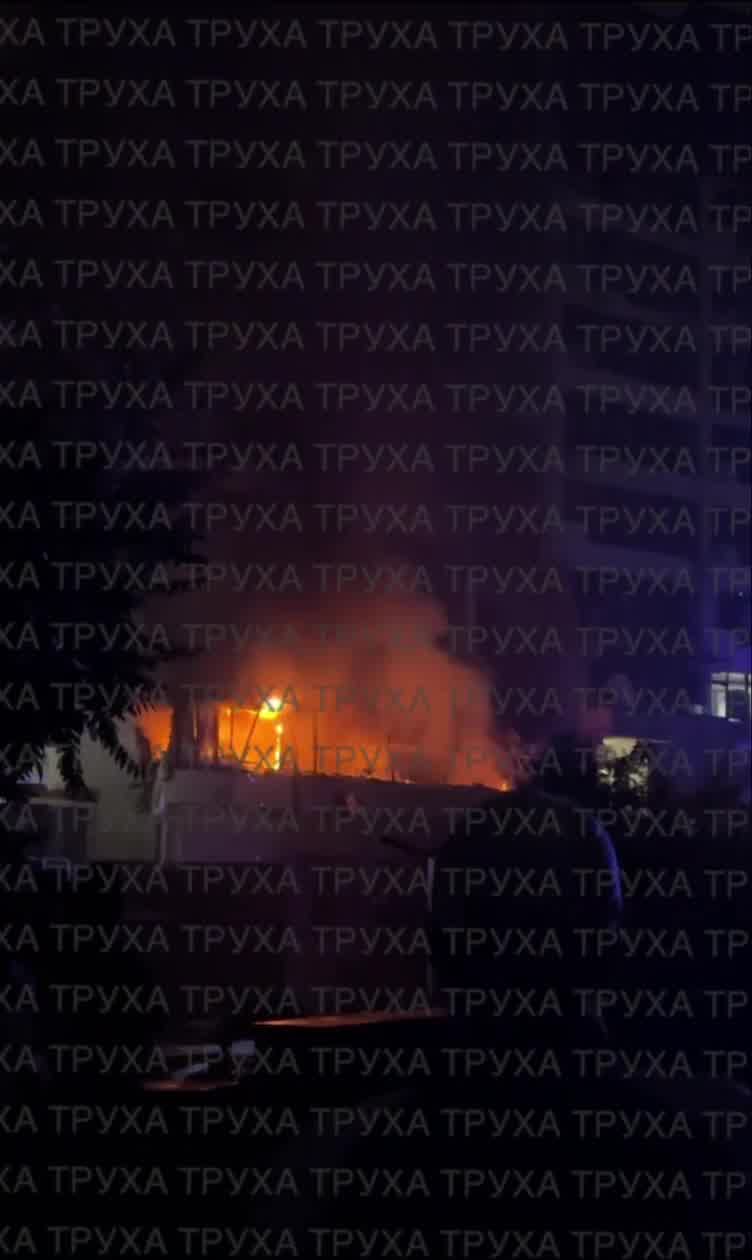 Fire at residential complex in Kyiv 