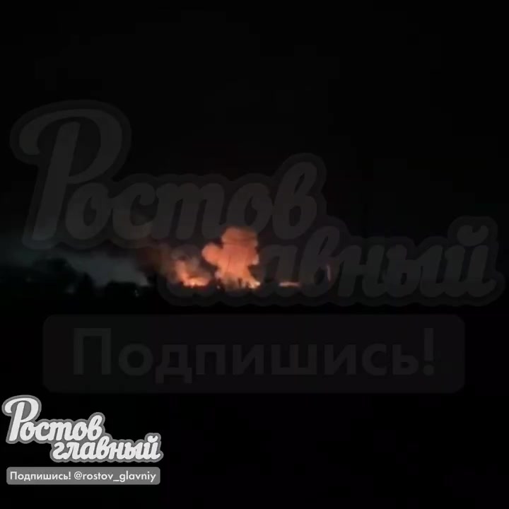 Drones are attacking airfield in Millerovo of Rostov region 