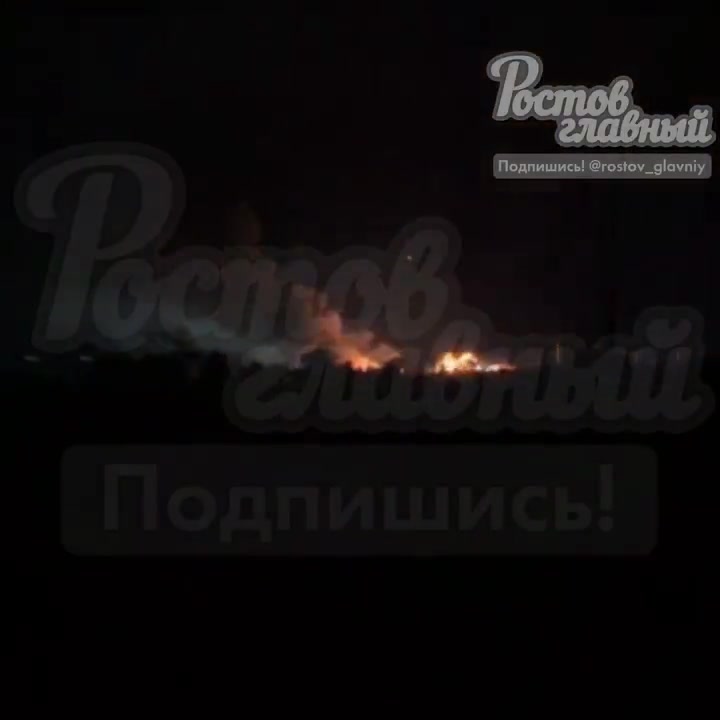 Drones are attacking airfield in Millerovo of Rostov region 