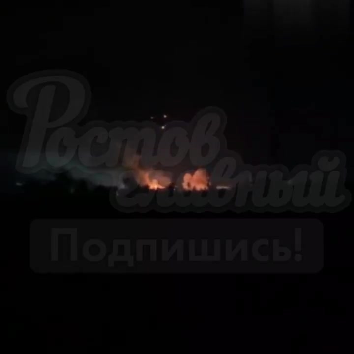 Drones are attacking airfield in Millerovo of Rostov region 