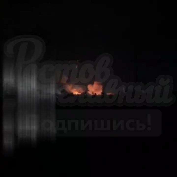 Drones are attacking airfield in Millerovo of Rostov region 