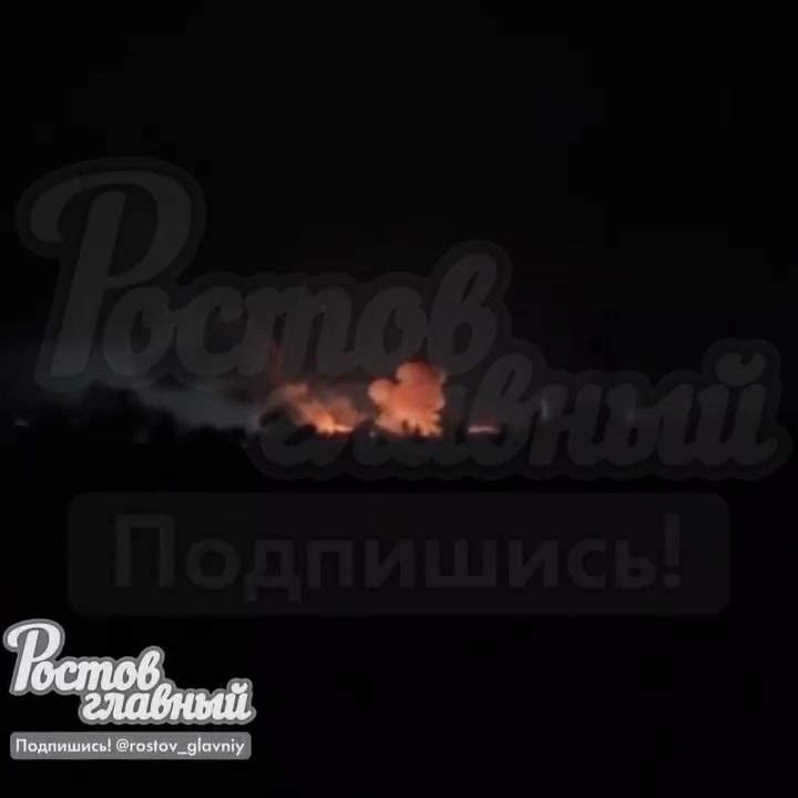 Drones are attacking airfield in Millerovo of Rostov region 