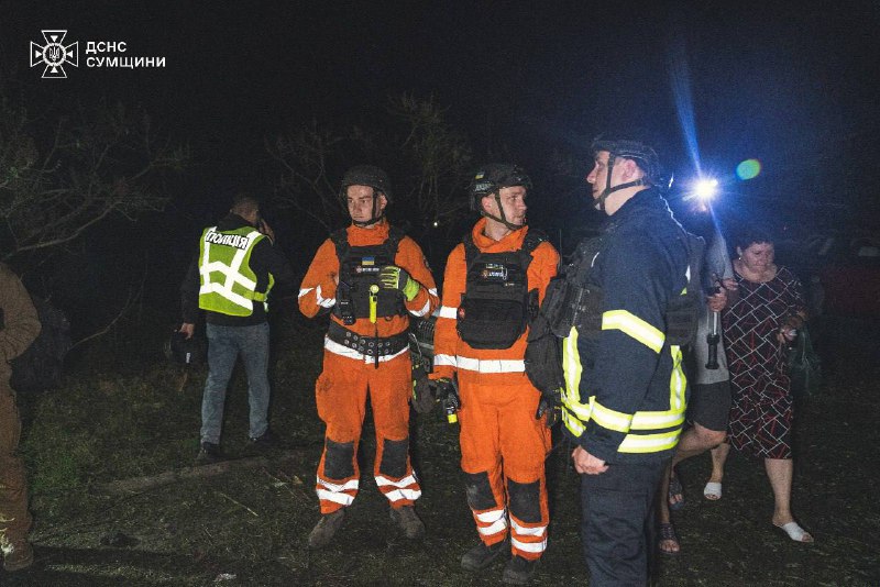 3 people wounded in Sumy as result of the Russian airstrikes yesterday evening 