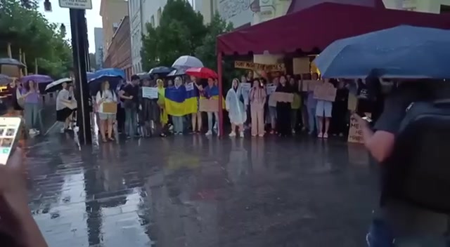 Protest in Dnipro city against new law that limits independence of anti-corruption bodies 