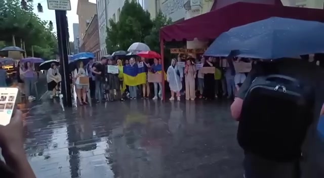Protest in Dnipro city against new law that limits independence of anti-corruption bodies 