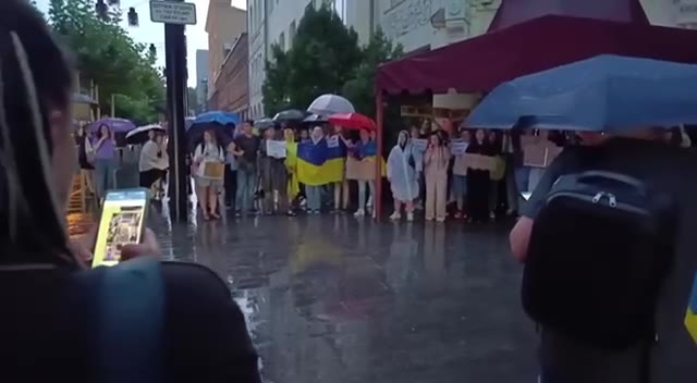 Protest in Dnipro city against new law that limits independence of anti-corruption bodies 