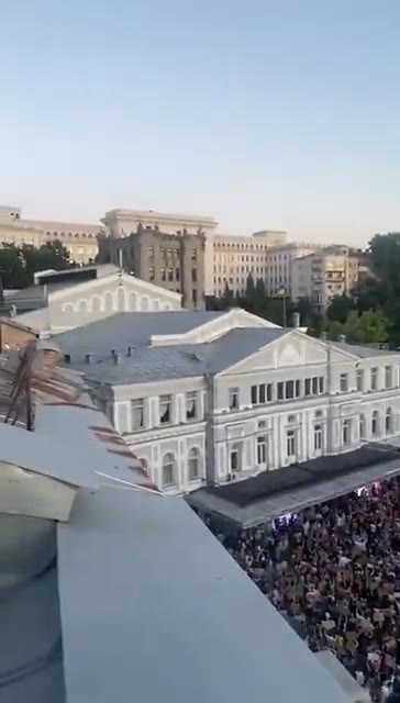 Several thousands protesters at the rally in Kyiv