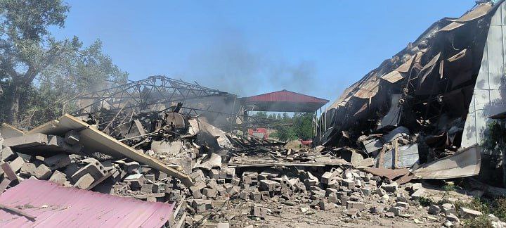 Russian army shelled Kostyantynivka with MLRS Smerch earlier this morning