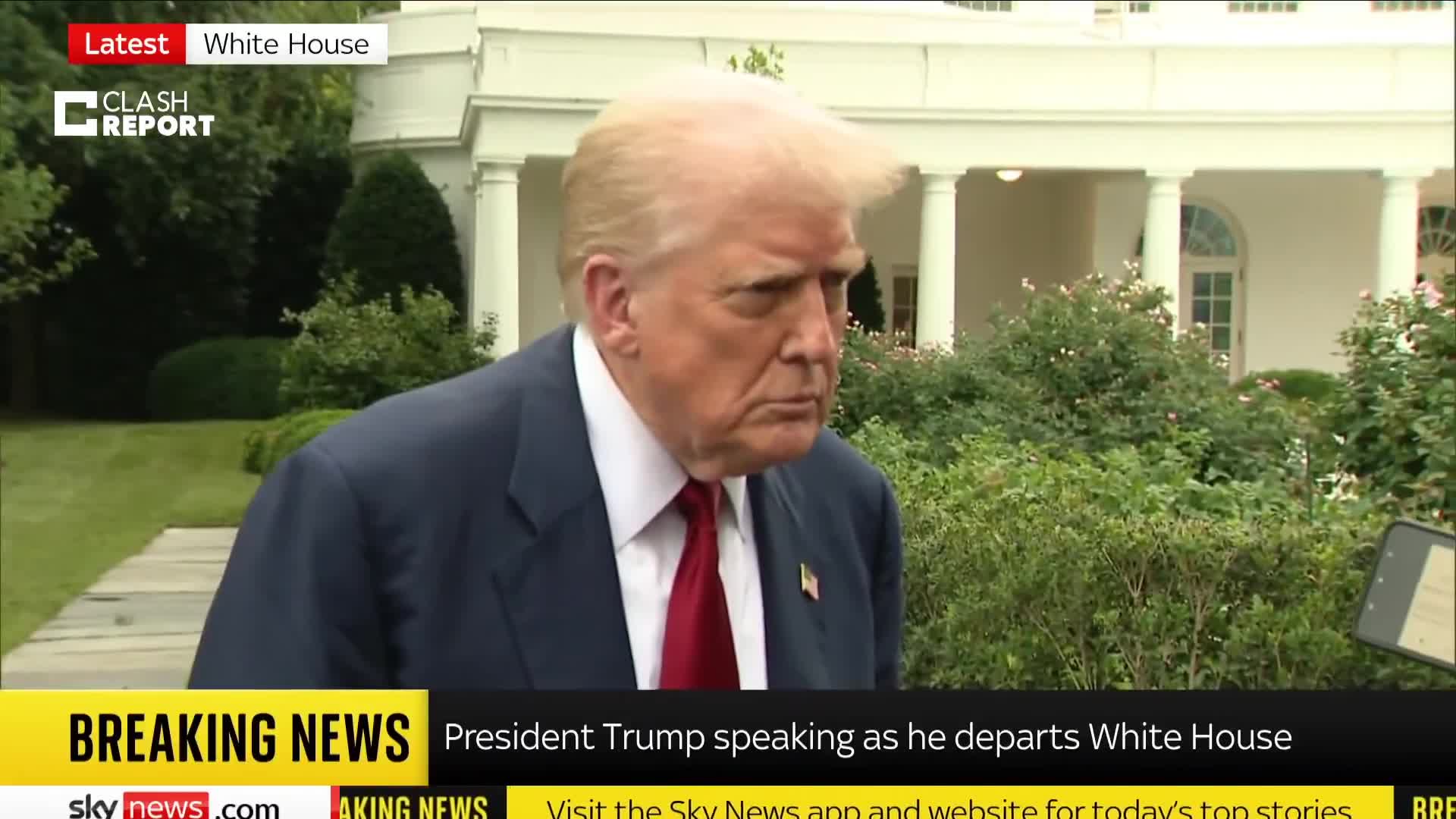 Trump:  A threat was made by a former President of Russia, and we are going to protect our people