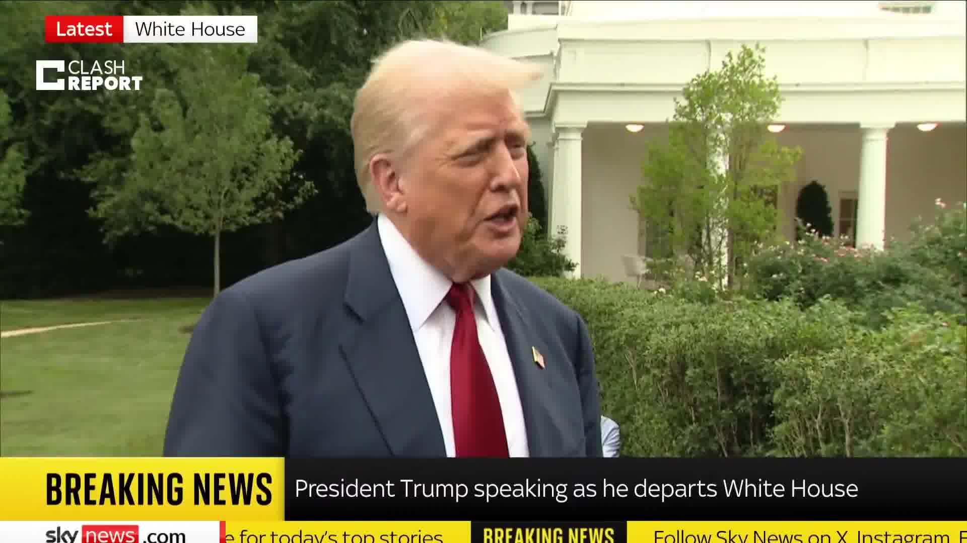 Trump:  A threat was made by a former President of Russia, and we are going to protect our people