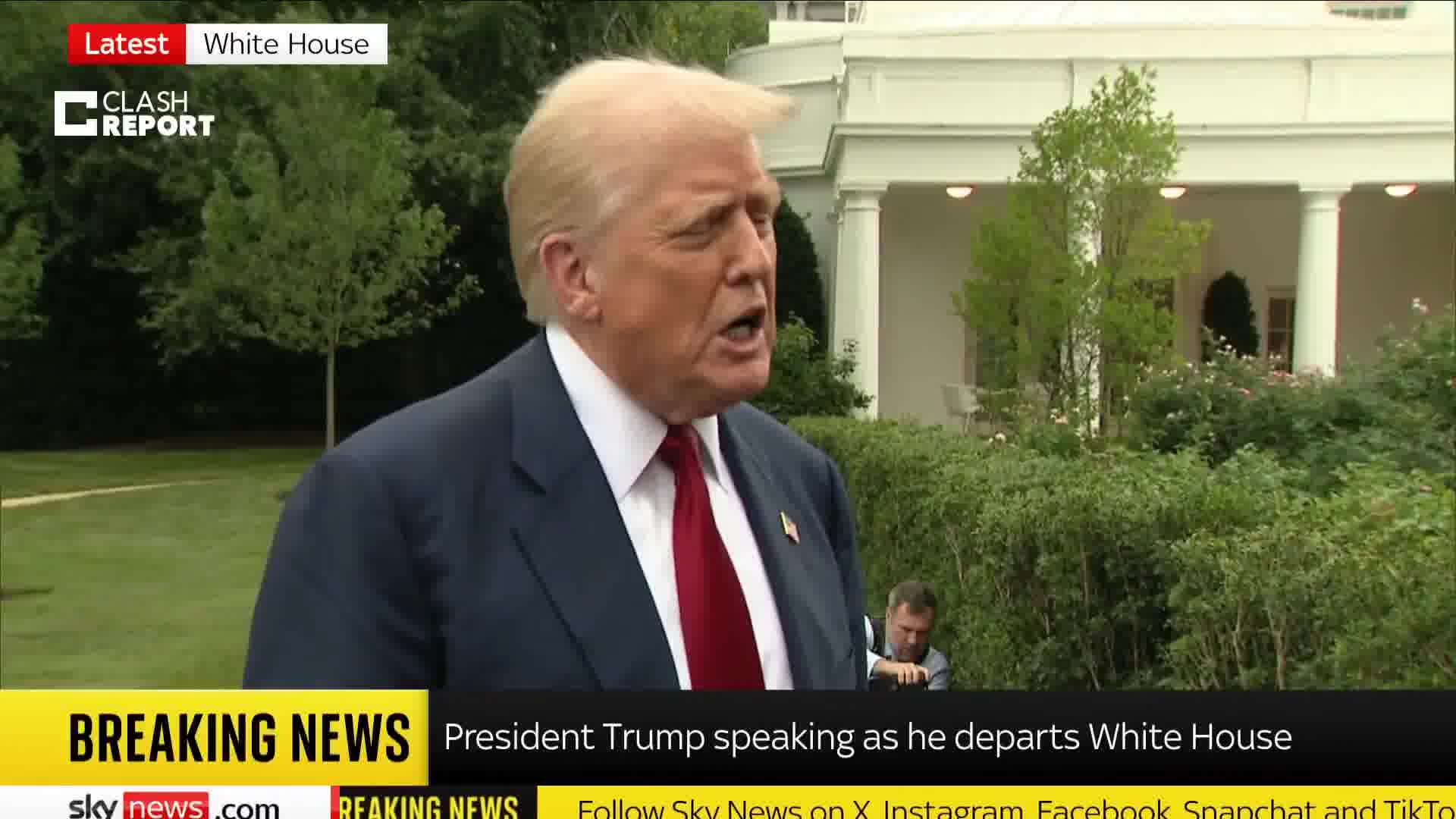 Trump:  A threat was made by a former President of Russia, and we are going to protect our people