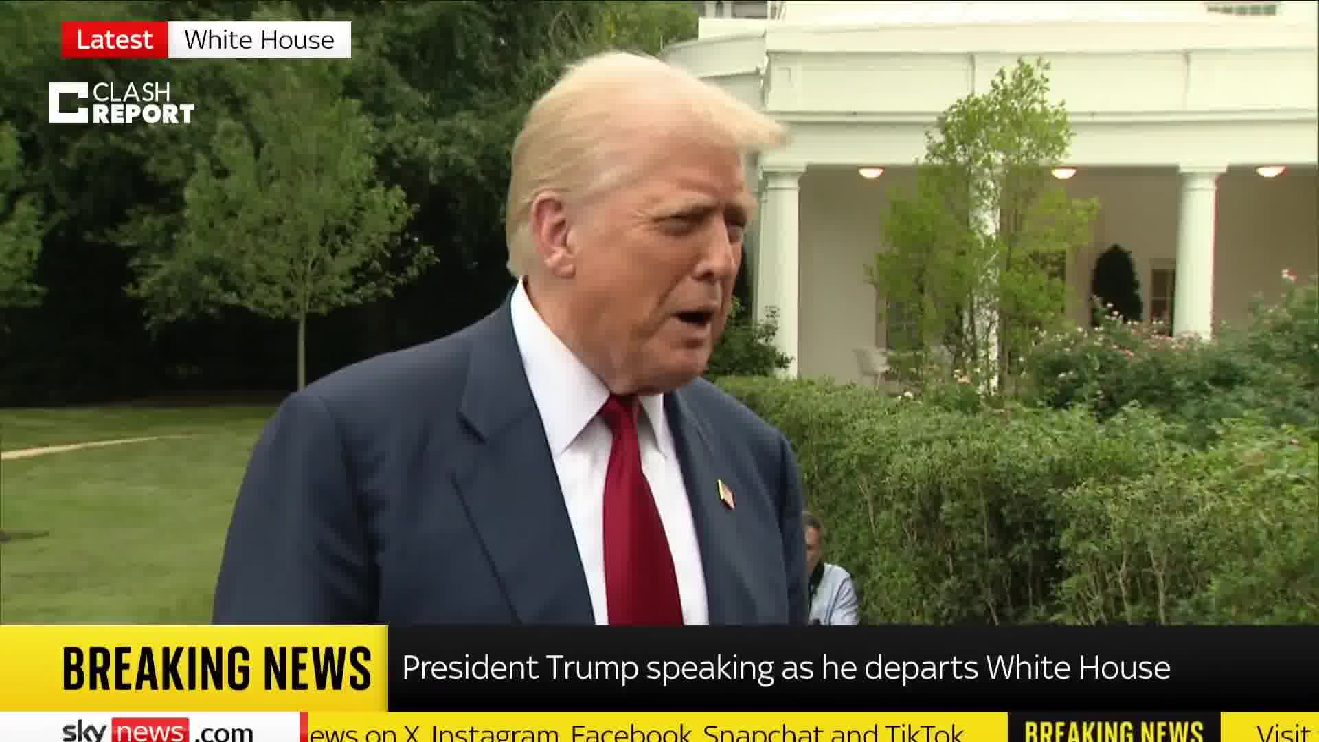 Trump:  A threat was made by a former President of Russia, and we are going to protect our people