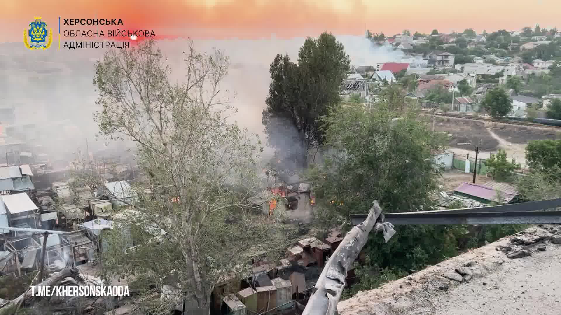 Због оштећења моста у Херсону, локалне власти позивају цивиле у округу Корабелни на евакуацију