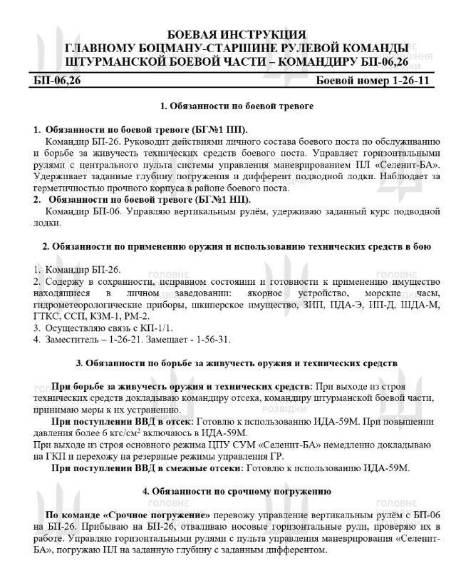 Ukrainian Military intelligence claims stealing documentation for Russian Navy Borei-class nuclear-powered ballistic missile submarine K-555 Knyaz Pozharskiy, including crew lists and combat scripts