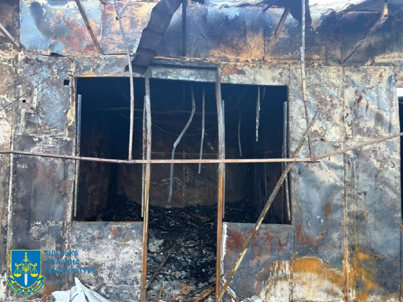 Damage in Odesa as result of drone strikes overnight