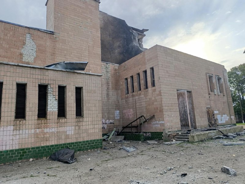 Widespread damage in Schevchenkove of Kharkiv region as result of Shahed-type drones strikes