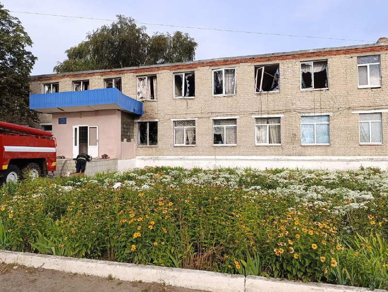 Widespread damage in Schevchenkove of Kharkiv region as result of Shahed-type drones strikes