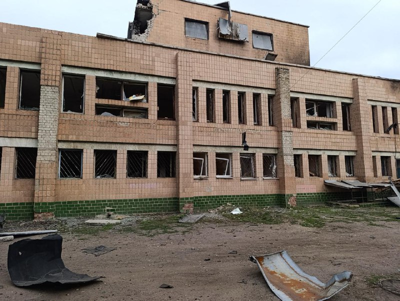 Widespread damage in Schevchenkove of Kharkiv region as result of Shahed-type drones strikes