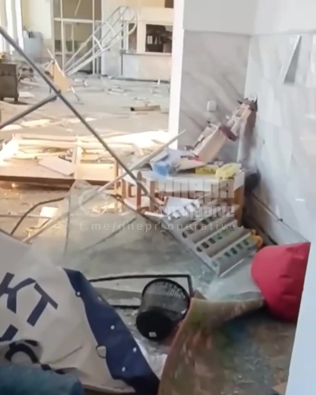 Damage at Synelnykove-1 railway station after drones strikes overnight 