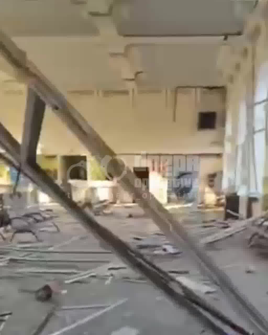 Damage at Synelnykove-1 railway station after drones strikes overnight 